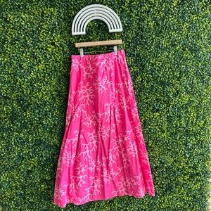 Lilly Pulitzer Catalina Maxi Skirt in Print Coral Me Crazy